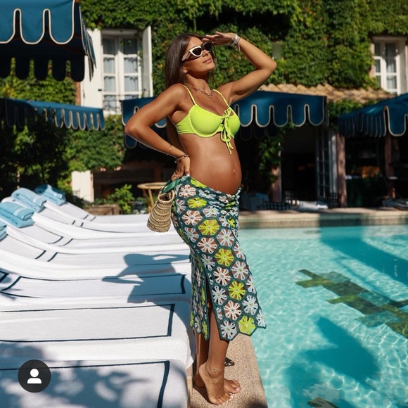 NWT Zara 2 Piece Floral Crochet Knit Top And Skirt - Picture 7 of 16